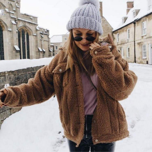 2019 Winter Ladies Ladies Jackets Warm Jacket Tops Sweaters - ROUTINE FASHION